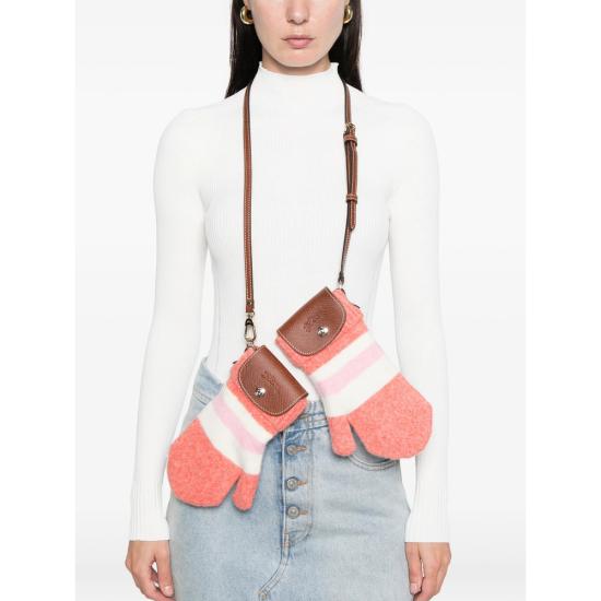 26SS 롱샴 르 플리아쥬 컬렉션 미튼 백 10358HIT M29 RED - LONGCHAMP