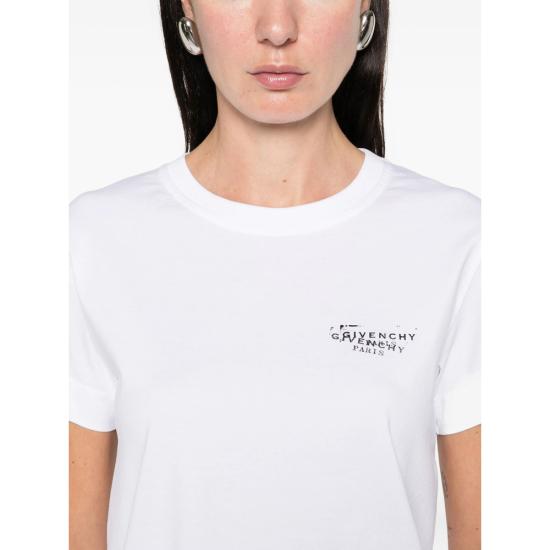 26SS 지방시 반팔 티셔츠 BW70FJP7A7 100 WHITE - GIVENCHY