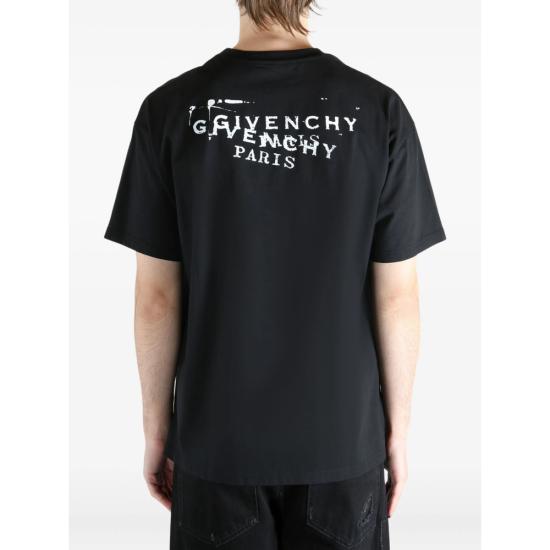 26SS 지방시 반팔 티셔츠 BM71NK3YSA 001 BLACK - GIVENCHY