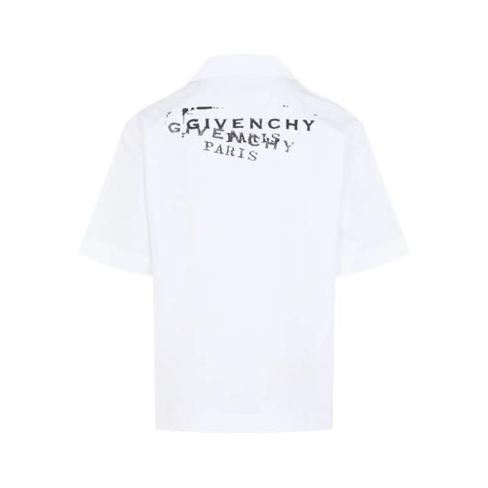 26SS 지방시 반팔 셔츠 BM618F1YJQ 100 WHITE - GIVENCHY