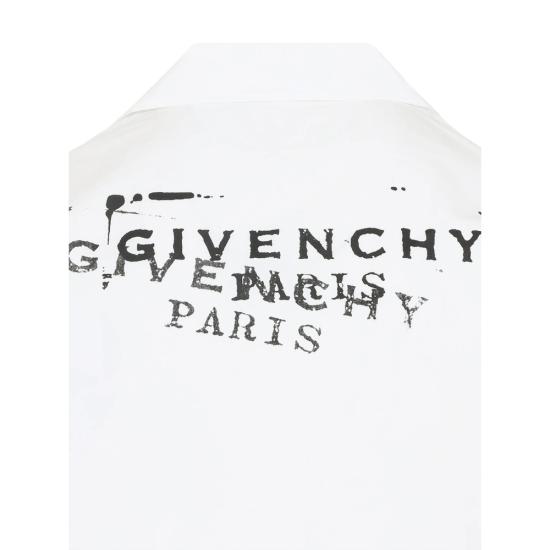 26SS 지방시 반팔 셔츠 BM618F1YJQ 100 WHITE - GIVENCHY