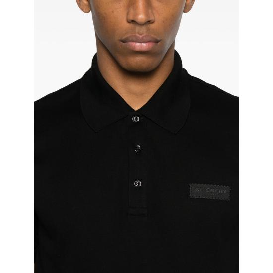 26SS 지방시 폴로 티셔츠 BML00G3YSG 001 BLACK - GIVENCHY