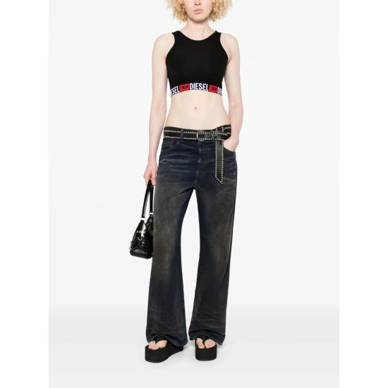 26SS 디젤 바디수트 티셔츠 0NJAP A17638 9XX BLACK - DIESEL