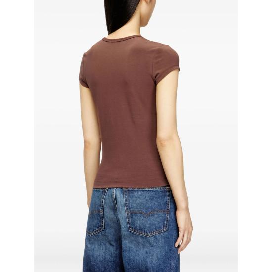 26SS 디젤 반팔 티셔츠 0AFAA A19912 61J BROWN - DIESEL