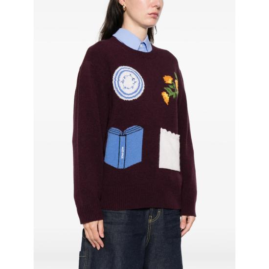 26SS 스티네 고야 스웨터 SGK069 2469 FIVER PURPLE - STINE GOYA