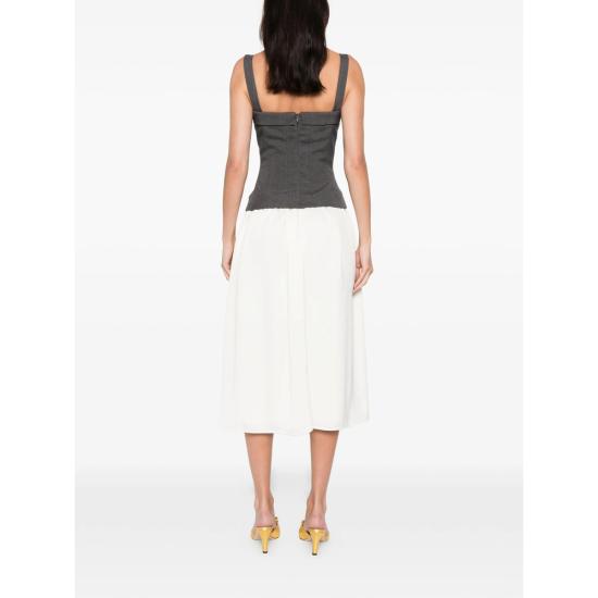 26SS 스티네 고야 미디 원피스 SGD208 2409 GRCRE GREY NEUTRALS - STINE GOYA