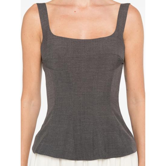 26SS 스티네 고야 미디 원피스 SGD208 2409 GRCRE GREY NEUTRALS - STINE GOYA