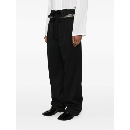 26SS 마르지엘라 스트레이트 팬츠 M35693 S50KA0705 900 BLACK - MAISON MARGIELA