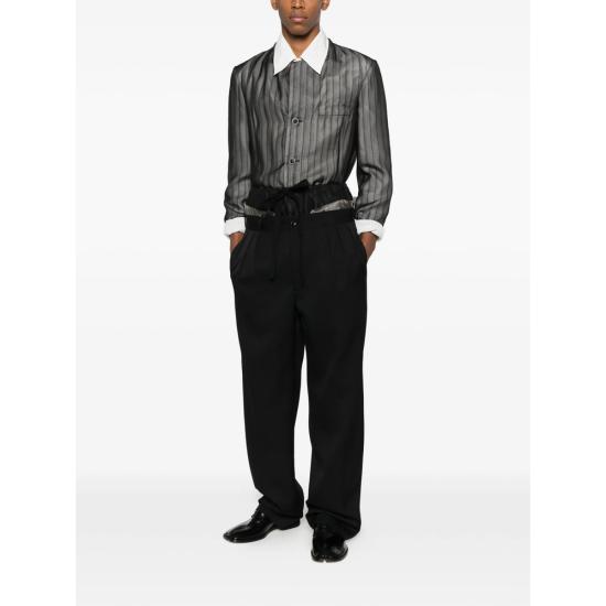 26SS 마르지엘라 스트레이트 팬츠 M35693 S50KA0705 900 BLACK - MAISON MARGIELA