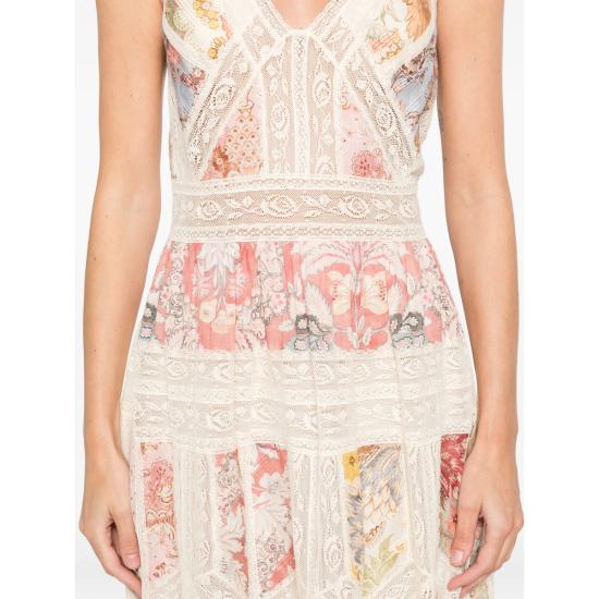 26SS 짐머만 롱 원피스 6165DRS263 SPLIC NEUTRALS - ZIMMERMANN