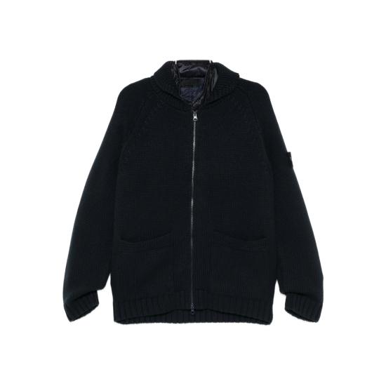 25FW 스톤 아일랜드 후드 티셔츠 155100080 S00FD V0020 BLUE