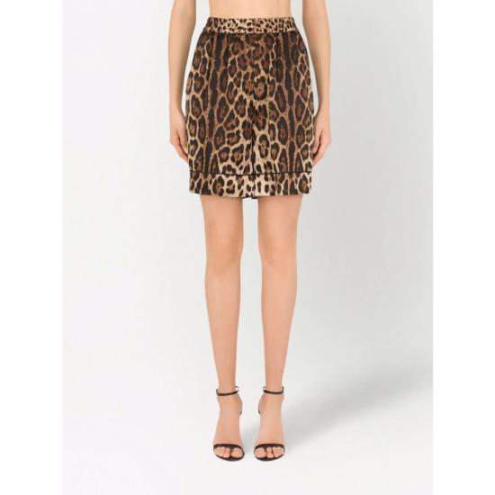 26SS 돌체앤가바나 숏팬츠 FTAM7T FSAXY HY13M BROWN BLACK - DOLCE & GABBANA