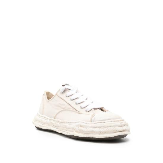 25FW 메종 미하라 야스히로 피터슨23 OG 빈티지 이펙트 솔 로우탑 스니커즈 A15FW722 BEIGE NEUTRALS - MAISON MIHARA YASUHIRO