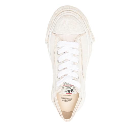25FW 메종 미하라 야스히로 피터슨23 OG 빈티지 이펙트 솔 로우탑 스니커즈 A15FW722 BEIGE NEUTRALS - MAISON MIHARA YASUHIRO