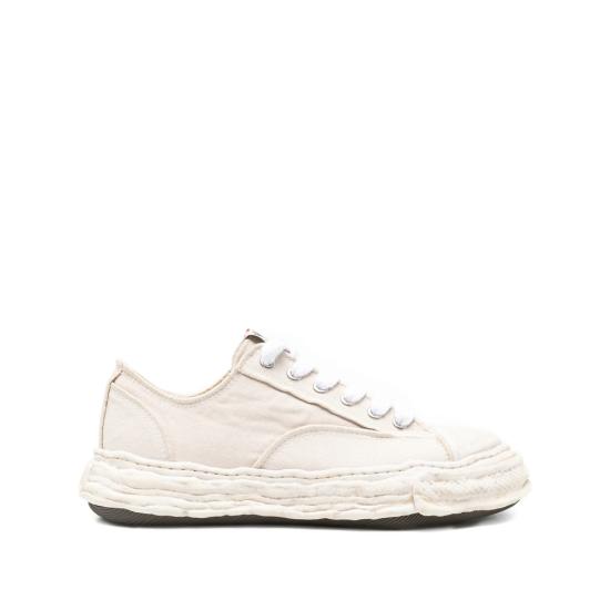 25FW 메종 미하라 야스히로 피터슨23 OG 빈티지 이펙트 솔 로우탑 스니커즈 A15FW722 BEIGE NEUTRALS