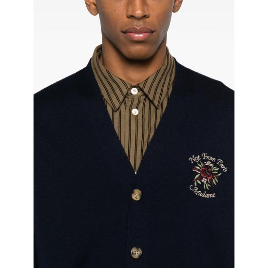 26SS 드롤드무슈 가디건 I CA166 WO007 NAVY BLUE - DROLE DE MONSIEUR