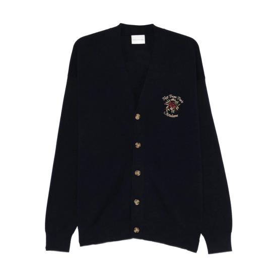 26SS 드롤드무슈 가디건 I CA166 WO007 NAVY BLUE