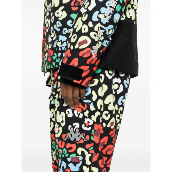 25FW 카파 오버롤 37271RW A01 BLACK RED - KAPPA