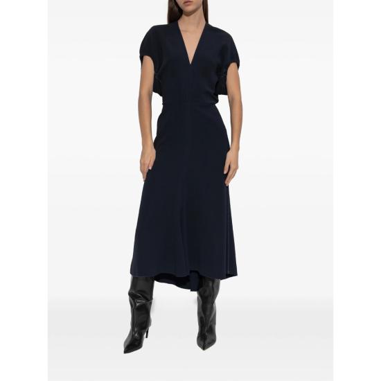 26SS 빅토리아 베컴 롱 원피스 1126WDR006381A NAVY BLUE - VICTORIA BECKHAM