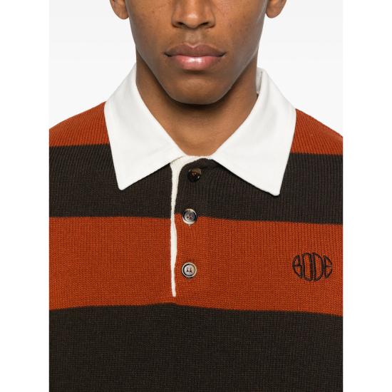 25FW 보디 폴로 티셔츠 MRF25KT005 BROMU BROWN - BODE