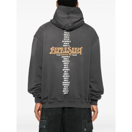 26SS 리프레젠트 후드 티셔츠 MLM100822 46 SUFGR GREY - REPRESENT