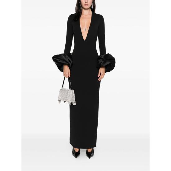 26SS 솔러스런던 롱 원피스 OS46050 BLACK - SOLACE LONDON