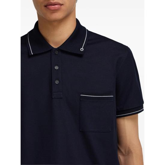 26SS 살바토레 페라가모 폴로 티셔츠 145260 0790948 BLBIA BLUE - SALVATORE FERRAGAMO