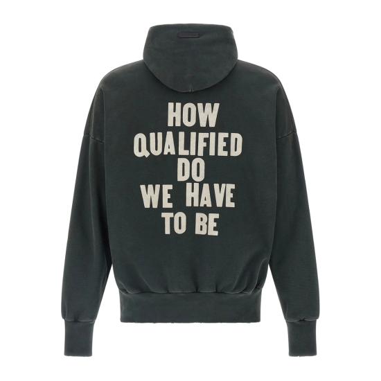 25FW 피어오브갓 후드 티셔츠 FG25FW12 12104BHF 001 BLACK - FEAR OF GOD