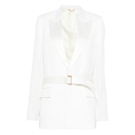 26SS 빅토리아 베컴 수트 자켓 1126WJK006909B IVORY WHITE