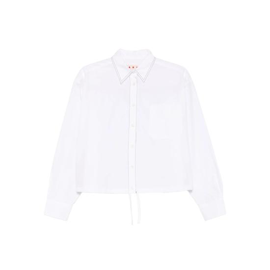 26SS 마르니 셔츠 UTCY67 CAMA0670S0 00W01 WHITE