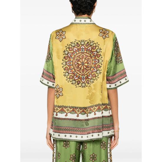 26SS 알레메 블라우스 6418T MULTI GREEN - ALEMAIS