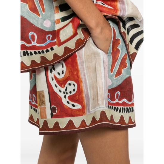 26SS 알레메 숏팬츠 6287P MULTI NEUTRALS - ALEMAIS