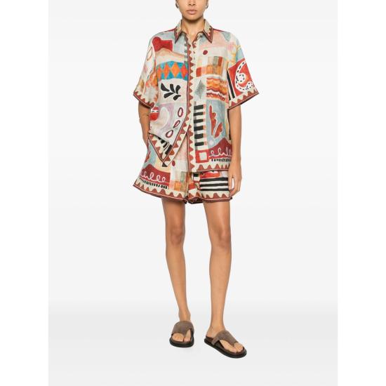 26SS 알레메 숏팬츠 6287P MULTI NEUTRALS - ALEMAIS