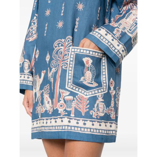 26SS 알레메 숏 원피스 6202D BLUE - ALEMAIS