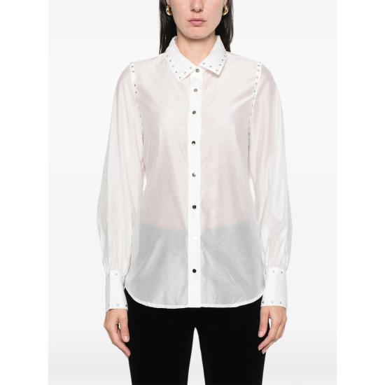 25FW 네버풀리드레스드 블라우스 NFDTO1861 TIE BACK WHITE - NEVER FULLY DRESSED