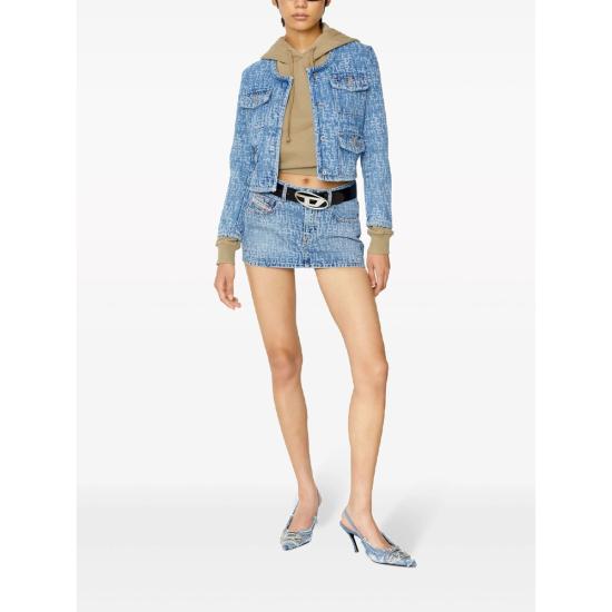 26SS 디젤 가죽 벨트 PR666 X08727 H6528 BLACK SILVER - DIESEL