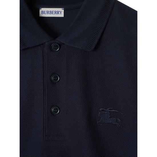 26SS 버버리 코튼 폴로 티셔츠 8099165 EDDIE EKD B1488 BLUE - BURBERRY