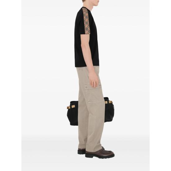 26SS 버버리 반팔 티셔츠 8106248 SU25 MW TA A1189 BLACK - BURBERRY