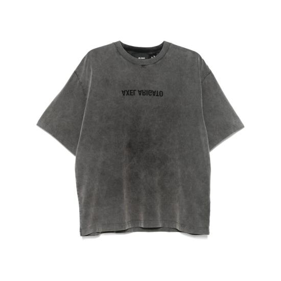 26SS 악셀 아리가토 반팔 티셔츠 A3118004 DISTORT BLACK