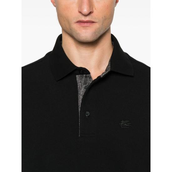 26SS 에트로 폴로 티셔츠 AC274 MRMD0005 N0000 BLACK - ETRO