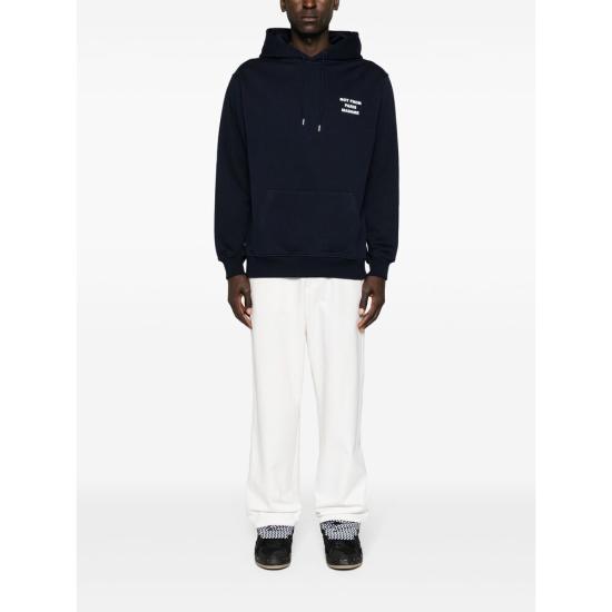 26SS 드롤드무슈 후드 티셔츠 PERM HO162 CO127 NAVY BLUE - DROLE DE MONSIEUR