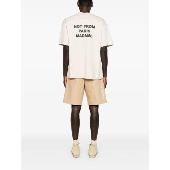 26SS 드롤드무슈 반팔 티셔츠 PERM TS203 CO002 MASTI NEUTRALS - DROLE DE MONSIEUR