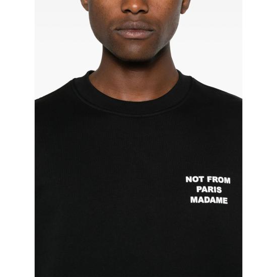 26SS 드롤드무슈 스웨터 PERM SW149 CO127 BLACK - DROLE DE MONSIEUR