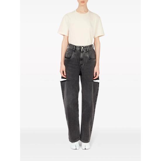 26SS 마르지엘라 컷아웃 진 S30743 S51LA0051 965 BLACK - MAISON MARGIELA