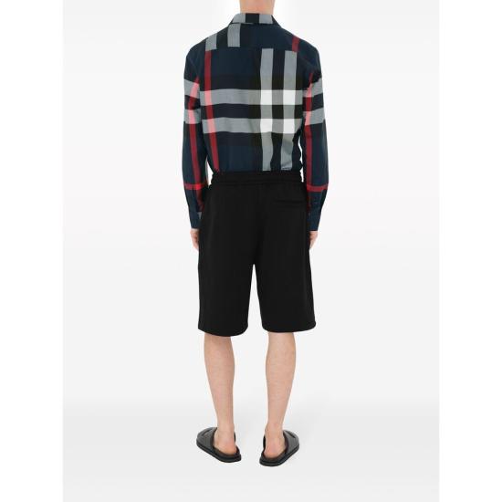 26SS 버버리 체크 코튼 긴팔 셔츠 8073216 SUMMERTON A1960 BLUE RED - BURBERRY