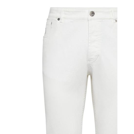 26SS 브루넬로 쿠치넬리 데님 팬츠 M277PD3210 C7210 WHITE - BRUNELLO CUCINELLI
