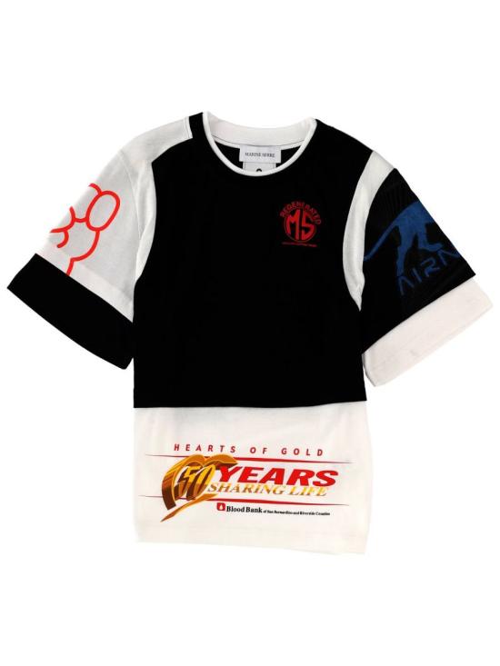 25FW 마린세르 반팔 티셔츠 MTT096A UJER0003WH11 WHITE