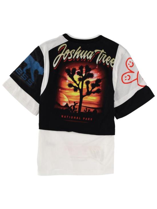 25FW 마린세르 반팔 티셔츠 MTT096A UJER0003WH11 WHITE - MARINE SERRE