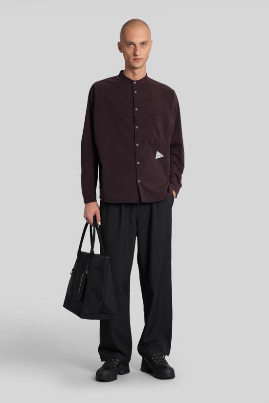 25FW 앤드원더 긴팔 셔츠 428768 5745253025 Red - AND WANDER