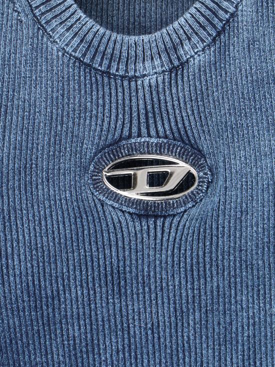 26SS 디젤 스웨터 A16249 0ANAH 8AT Blue - DIESEL